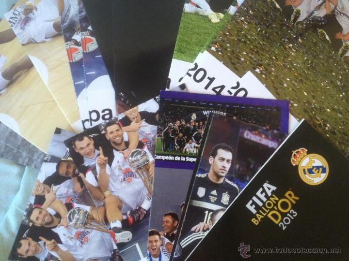 Coleccionismo deportivo: Lote colecci&oacute;n posters Real Madrid - Foto 1