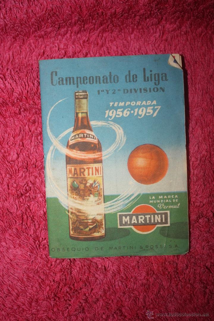 Collectionnisme sportif: CAMPEONATO DE LIGA 1&ordf; y 2&ordf; DIVISION- TEMPORADA 1956-57