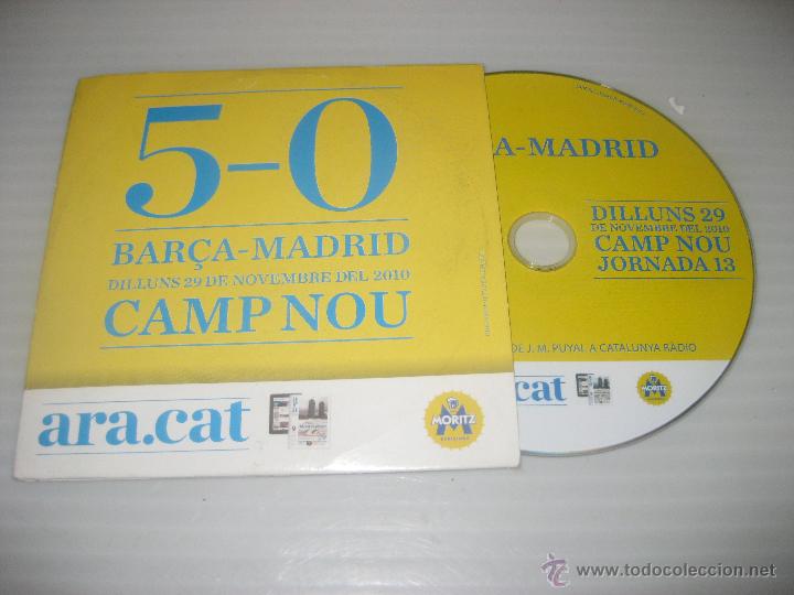 Coleccionismo deportivo: CD 5-0, BAR&Ccedil;A -MADRID DE MORITZ, 2010 - Foto 1