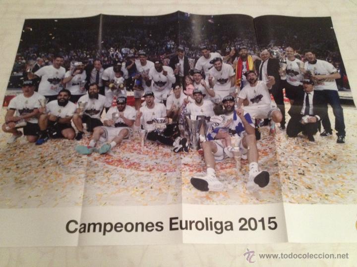 Coleccionismo deportivo: Lote colecci&oacute;n posters Real Madrid - Foto 4