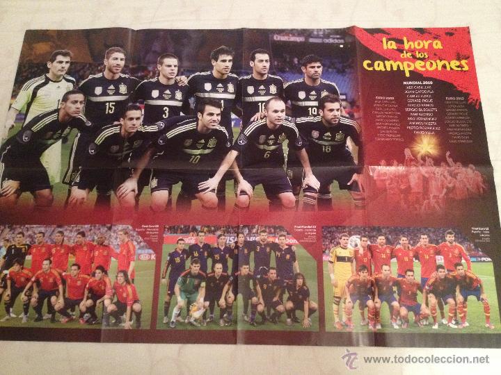 Coleccionismo deportivo: Lote colecci&oacute;n posters Real Madrid - Foto 13