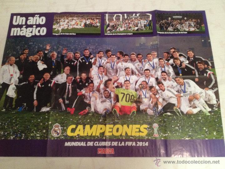 Coleccionismo deportivo: Lote colecci&oacute;n posters Real Madrid - Foto 15