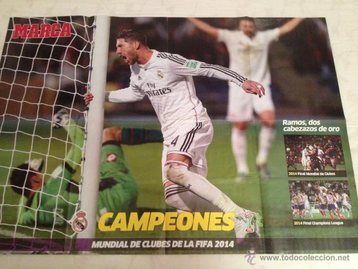 Coleccionismo deportivo: Lote colecci&oacute;n posters Real Madrid - Foto 16