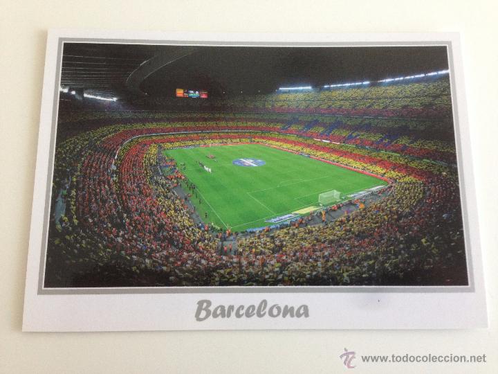 Coleccionismo deportivo: P0853 POSTAL BAR&Ccedil;A BARCELONA NOU CAMP MOSAICO SENSOR BASIC - Foto 1