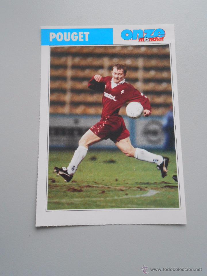 Sammelleidenschaft Sport: FICHA ONZE MONDIAL. CYRILLE POUGET. METZ. TDKP5