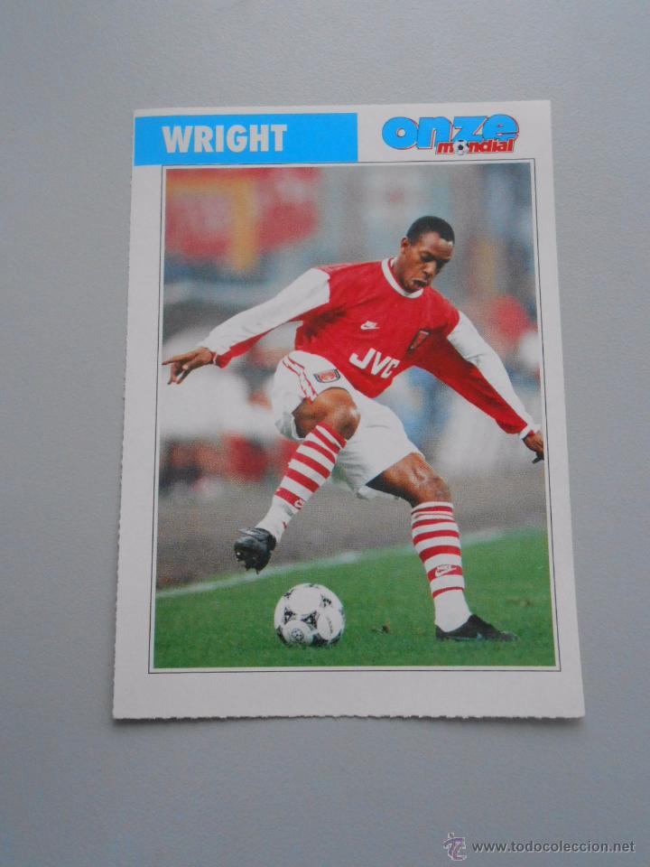 Coleccionismo deportivo: FICHA ONZE MONDIAL. IAN WRIGHT. ARSENAL. TDKP5 - Foto 1
