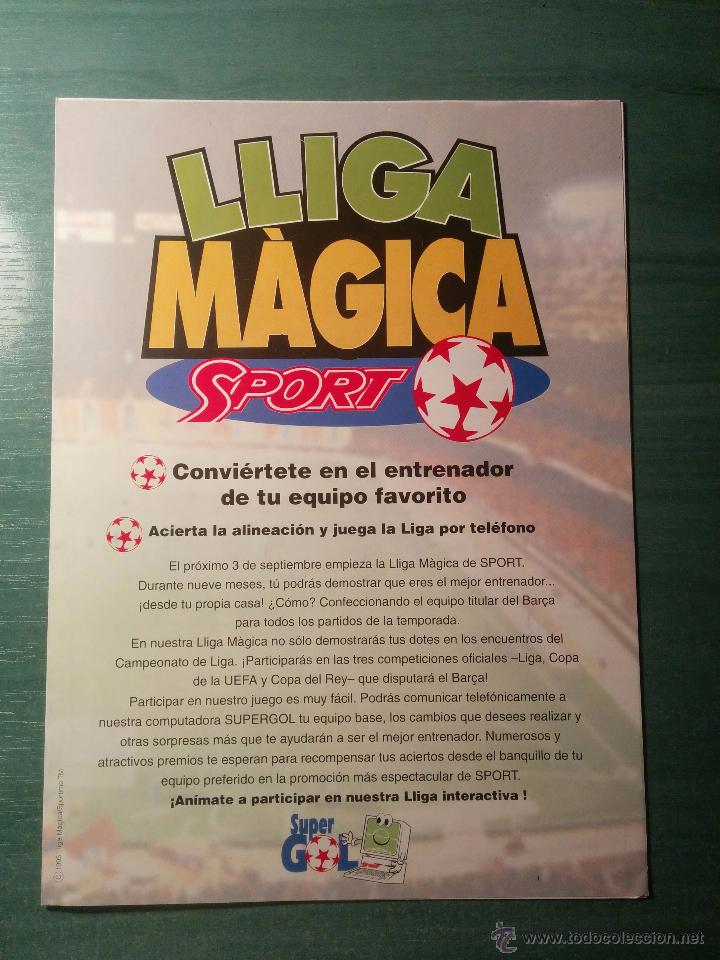Sports collectibles: Documento Sport a&ntilde;os 90