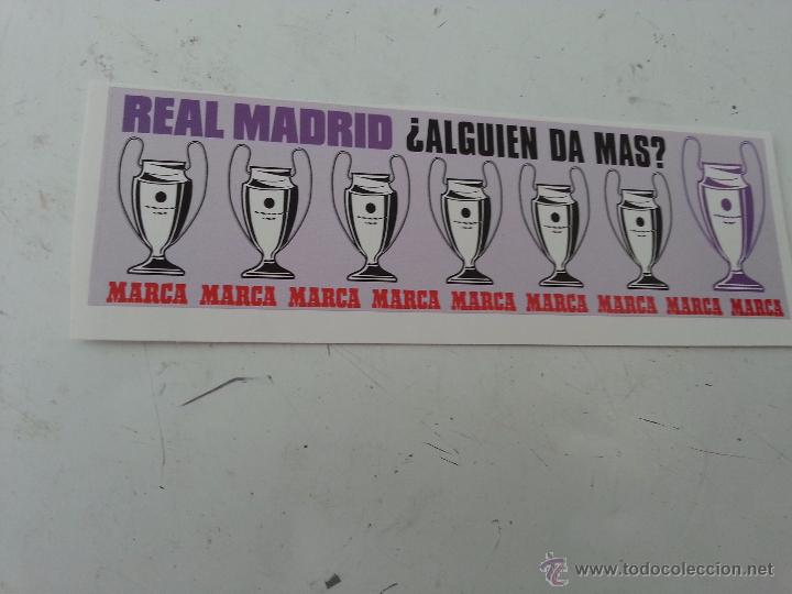Sammelleidenschaft Sport: PEGATINA REAL MADRID 7&ordf; COPA DE EUROPA