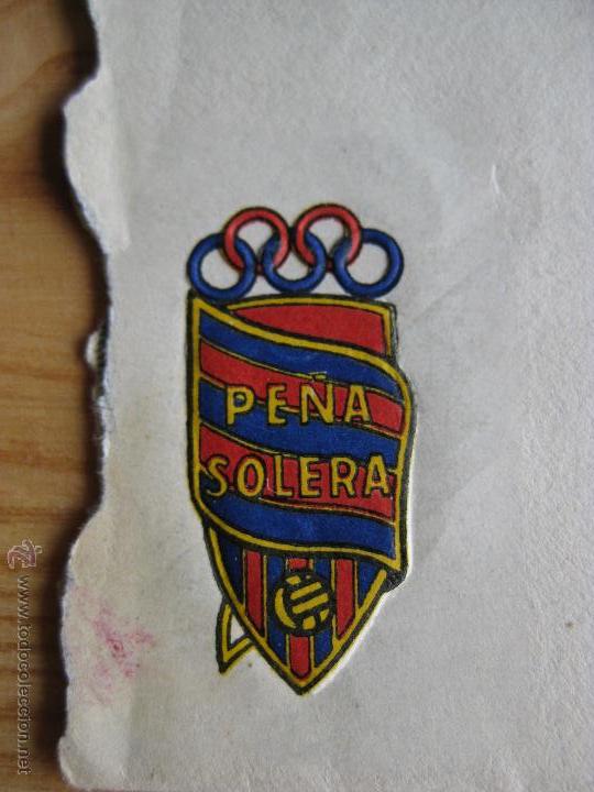 Coleccionismo deportivo: SOBRE CON MEMBRETE DE LA PE&Ntilde;A SOLERA BARCELONA - Foto 2