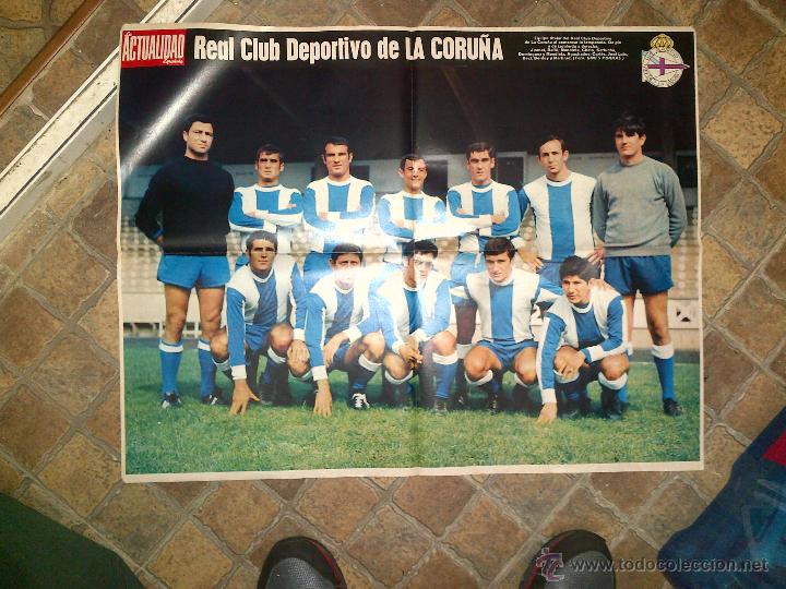 Coleccionismo deportivo: POSTER DEPORTIVO DE LA CORU&Ntilde;A A&Ntilde;OS 70