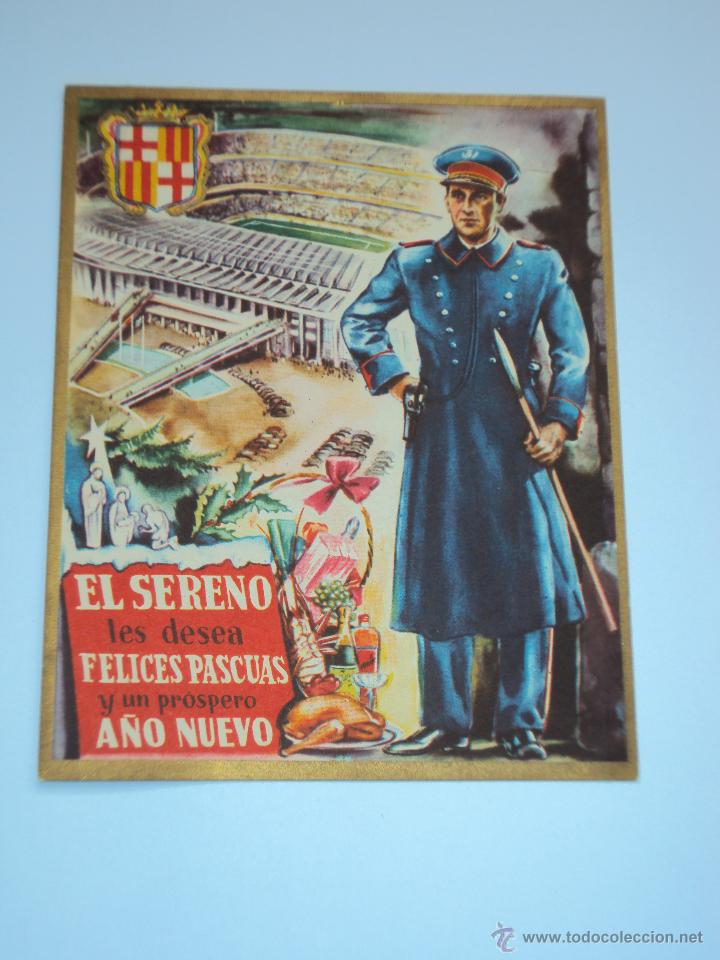 Collectionnisme sportif: F.C. BARCELONA. FELICITACION DE NAVIDAD.