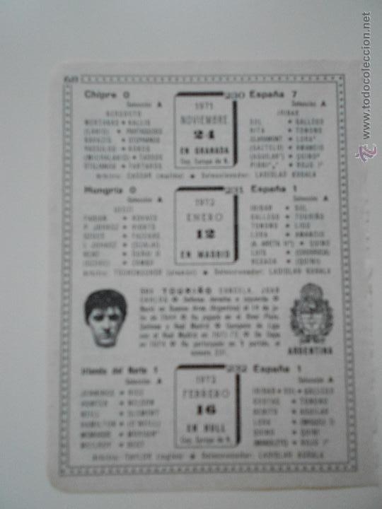 Sammelleidenschaft Sport: hln- antigua hoja futbol- 1972 touri&ntilde;o. chipre-espa&ntilde;a. hungria-espa&ntilde;a. irlanda-espa&ntilde;a