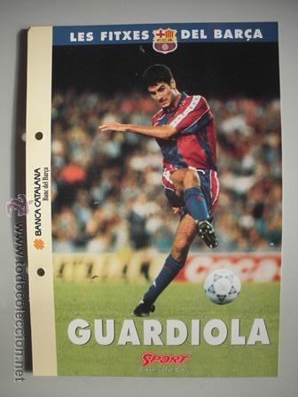 Coleccionismo deportivo: FICHA TECNICA  DEL  BAR&Ccedil;A  -   G U A R D I O L A  - - Foto 1