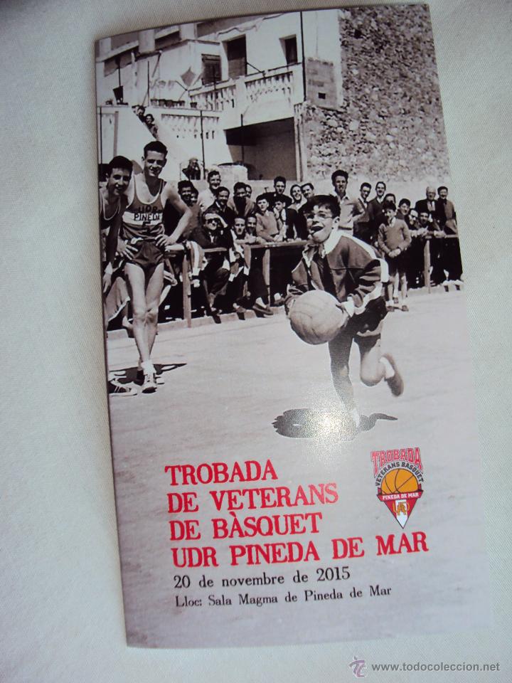 Coleccionismo deportivo: UDR PINEDA TROBADA DE VETERANS. 20 - XI - 2015 - Foto 1