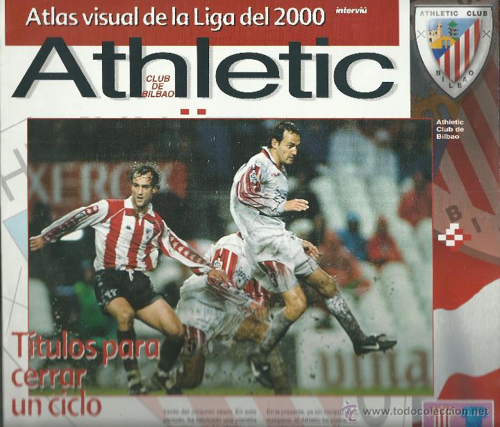 Coleccionismo deportivo: FICHA DEL BILBAO DE 8 PAGINAS DE EL ATLAS DE LA LIGA 2000