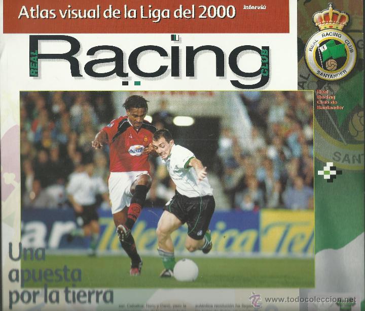 Coleccionismo deportivo: FICHA DEL RACING DE SANTANDER DE 8 PAGINAS DE EL ATLAS DE LA LIGA 2000
