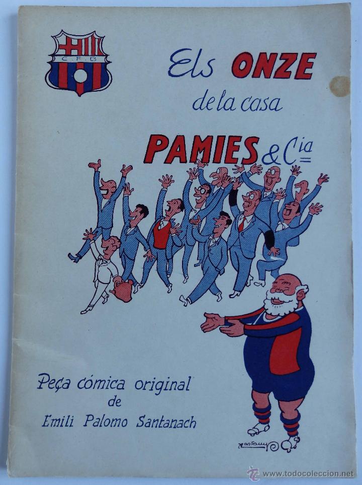 Coleccionismo deportivo: FCB - Els onze de la casa Pamies & Cia. - Foto 1