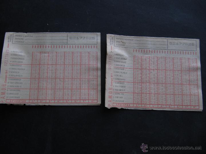 Coleccionismo deportivo: 2 QUINIELAS DEPORTIVAS. 14 DE MAYO 1978 - Foto 1