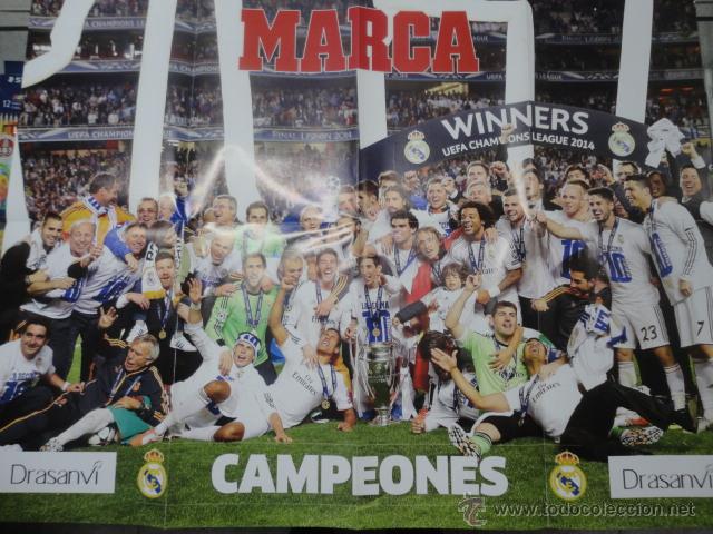 Coleccionismo deportivo: 2 POSTER REAL MADRID - Foto 1