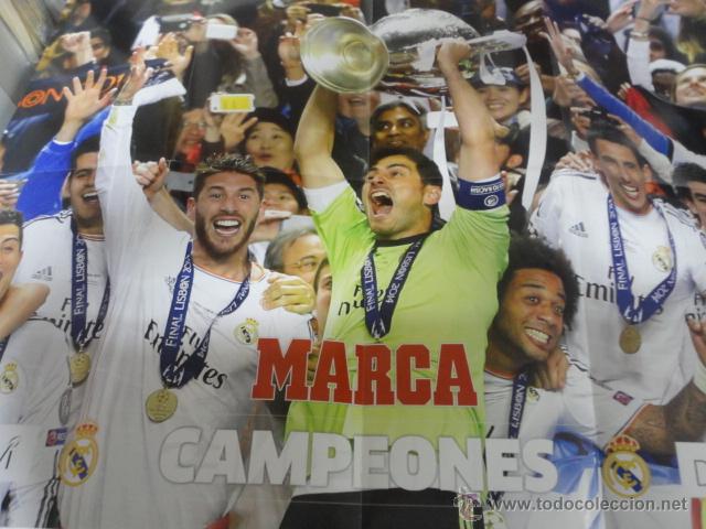 Coleccionismo deportivo: 2 POSTER REAL MADRID - Foto 2