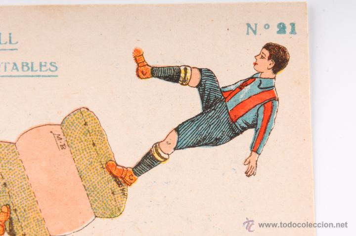 Coleccionismo deportivo: FIGURAS RECORTABLES EQUIPOS FOOT-BALL - N&ordm; 21 - Foto 2