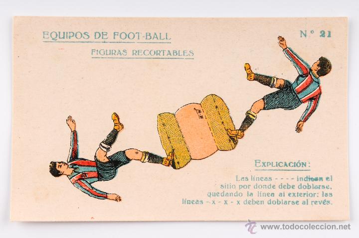 Coleccionismo deportivo: FIGURAS RECORTABLES EQUIPOS FOOT-BALL - N&ordm; 21 - Foto 1