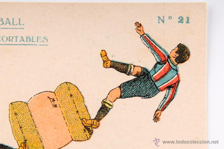Coleccionismo deportivo: FIGURAS RECORTABLES EQUIPOS FOOT-BALL - N&ordm; 21 - Foto 2