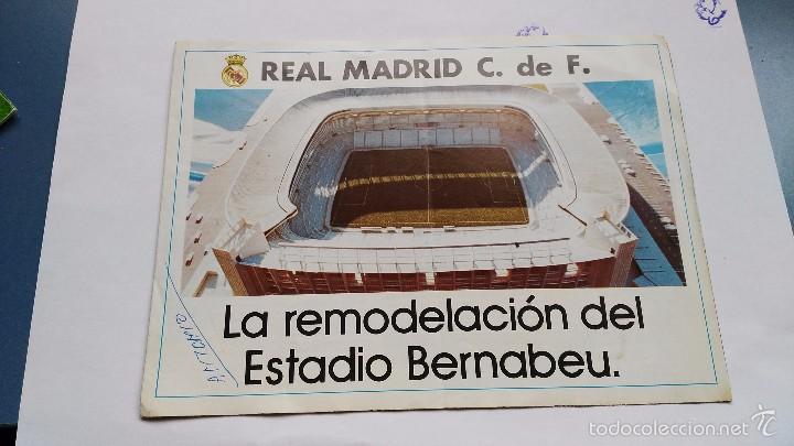 Sammelleidenschaft Sport: programa real madrid  de la remodelaci&oacute;n del estadio  santiago  bernabeu