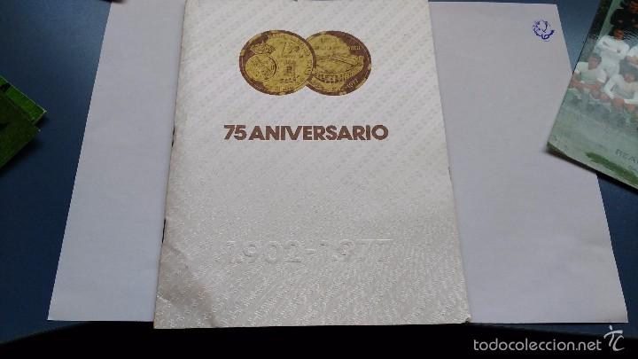 Sammelleidenschaft Sport: PROGRAMA DE FUTBOL  REAL MADRID  75 aniversario 1002 1977