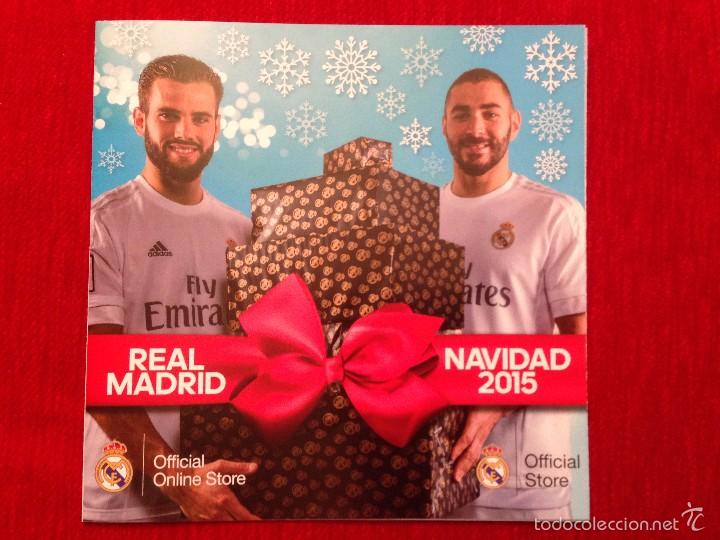Sammelleidenschaft Sport: FOLLETO DE PUBLICIDAD REAL MADRID NAVIDAD 2015 TIENDA OFICIAL
