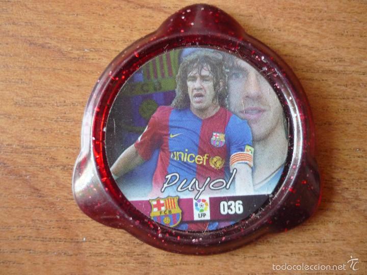 Sports collectibles: TAZO KRAKS LIGA PANINI 07 08 N&ordm; 36 CARLES PUYOL (FC BARCELONA) - FUTBOL 2007 2008 BAR&Ccedil;A
