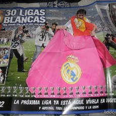 Coleccionismo deportivo: POSTER RAÚL, REAL MADRID 30 LIGAS 2006/07, AS. Lote 56557880