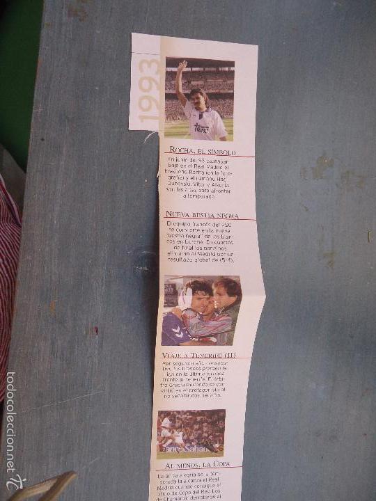 Sammelleidenschaft Sport: FUTBOL - REAL MADRID , RECORTE PARA COLECCIONISTA, CON NOTICIAS IMPORTANTES DEL A&Ntilde;O 1993