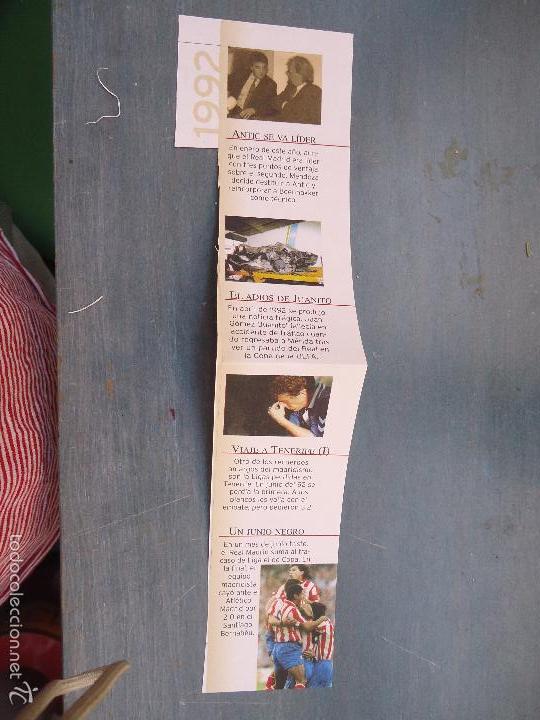 Sammelleidenschaft Sport: FUTBOL - REAL MADRID , RECORTE PARA COLECCIONISTA, CON NOTICIAS IMPORTANTES DEL A&Ntilde;O 1992