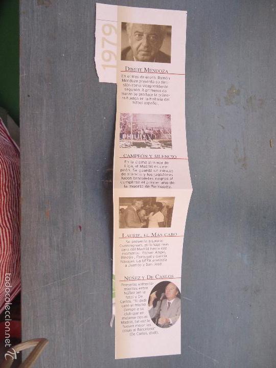 Sammelleidenschaft Sport: FUTBOL - REAL MADRID , RECORTE PARA COLECCIONISTA, CON NOTICIAS IMPORTANTES DEL A&Ntilde;O 1979