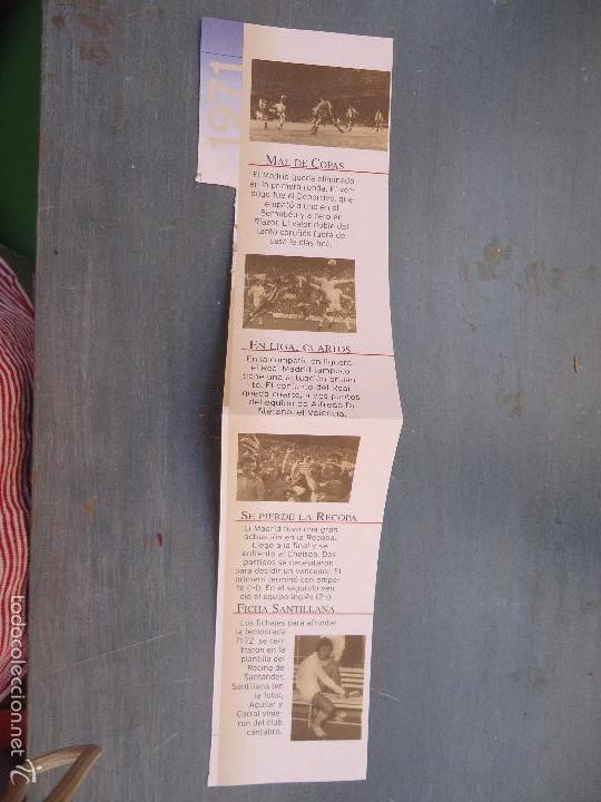 Sammelleidenschaft Sport: FUTBOL - REAL MADRID , RECORTE PARA COLECCIONISTA, CON NOTICIAS IMPORTANTES DEL A&Ntilde;O 1971