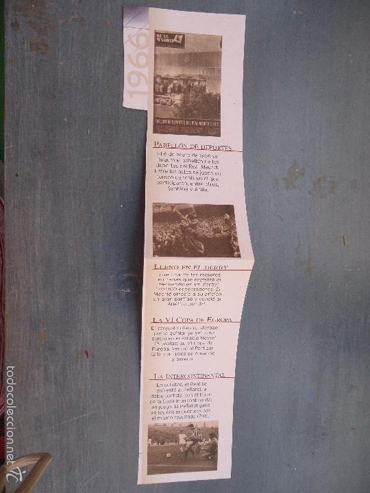 Sammelleidenschaft Sport: FUTBOL - REAL MADRID , RECORTE PARA COLECCIONISTA, CON NOTICIAS IMPORTANTES DEL A&Ntilde;O 1966