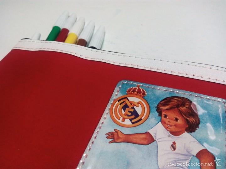 Coleccionismo deportivo: REAL MADRID ESTUCHE. A&Ntilde;OS 80. EGB. - Foto 3