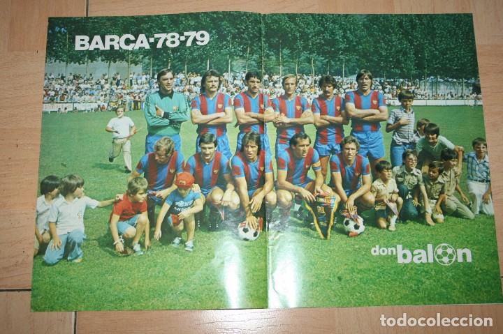 Coleccionismo deportivo: POSTER DON BAL&Oacute;N BARCELONA 78-79 - Foto 1