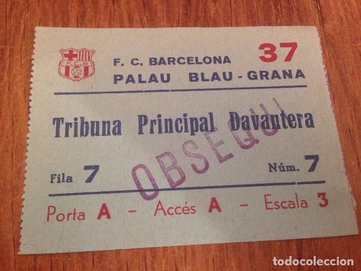 Collectionnisme sportif: R907 ENTRADA TICKET HOCKEY PATINES BARCELONA 20-6 VILANOVA 13 ABRIL 1980