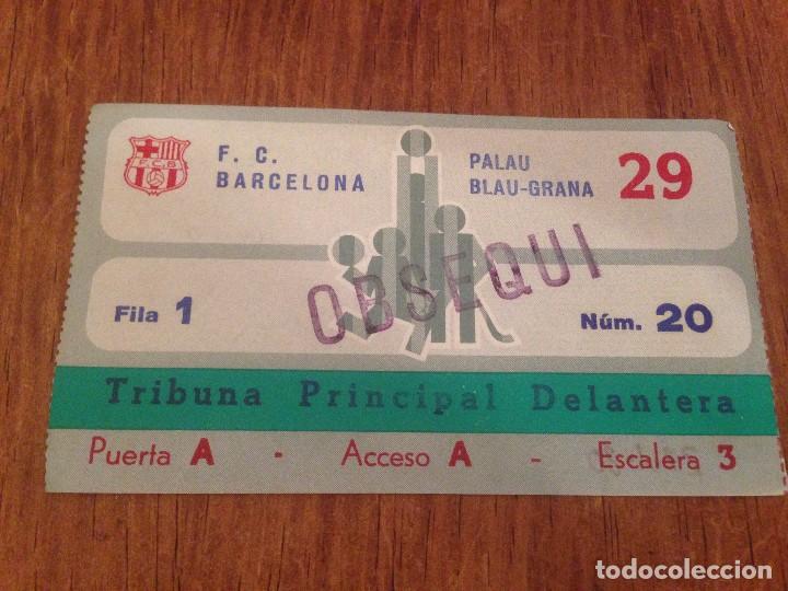 Collectionnisme sportif: R912 ENTRADA TICKET BARCELONA ARENYS DE MUNT 1980