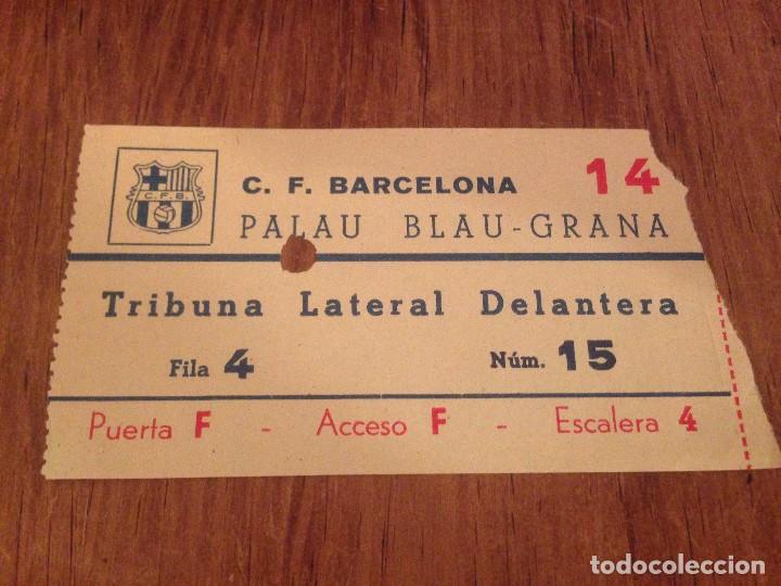 Collectionnisme sportif: R914 ENTRADA TICKET BARCELONA A&Ntilde;OS 1980