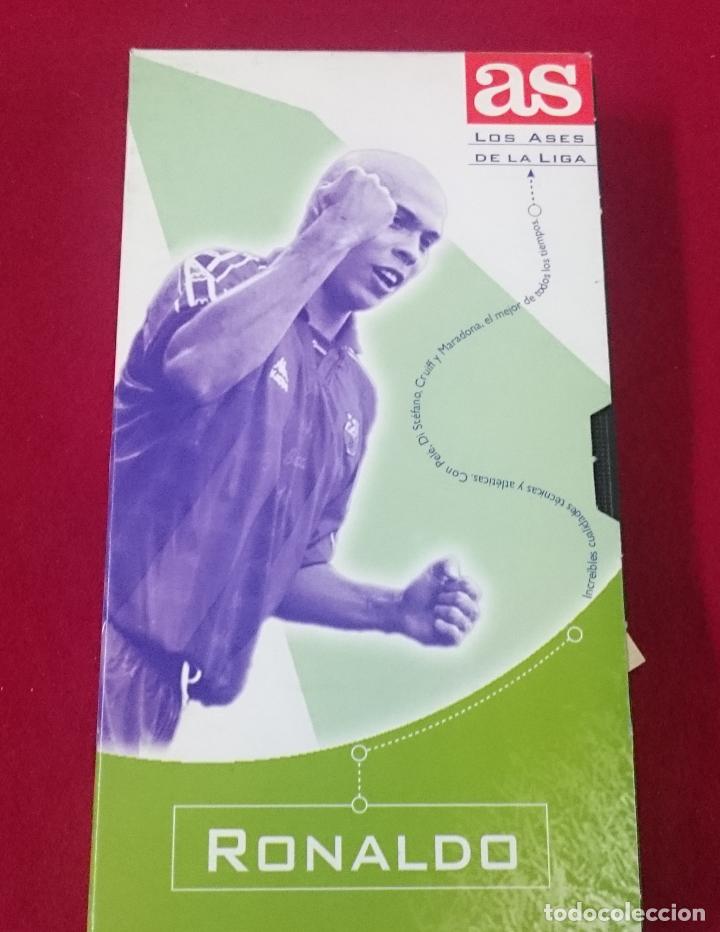 Coleccionismo deportivo: Cinta Vhs - Ronaldo - Los ases de la liga - Foto 1