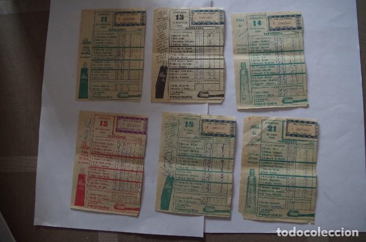 Coleccionismo deportivo: 20 QUINIELAS SELLADAS TEMPORADA 1965 - 66 - Foto 2