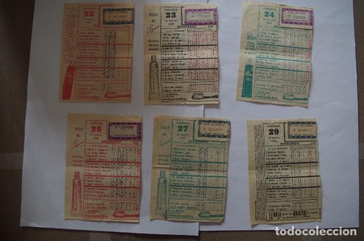 Coleccionismo deportivo: 20 QUINIELAS SELLADAS TEMPORADA 1965 - 66 - Foto 3