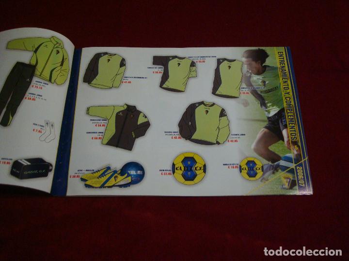 Coleccionismo deportivo: catalogo tienda oficial del cadiz 2006 07 - Foto 2