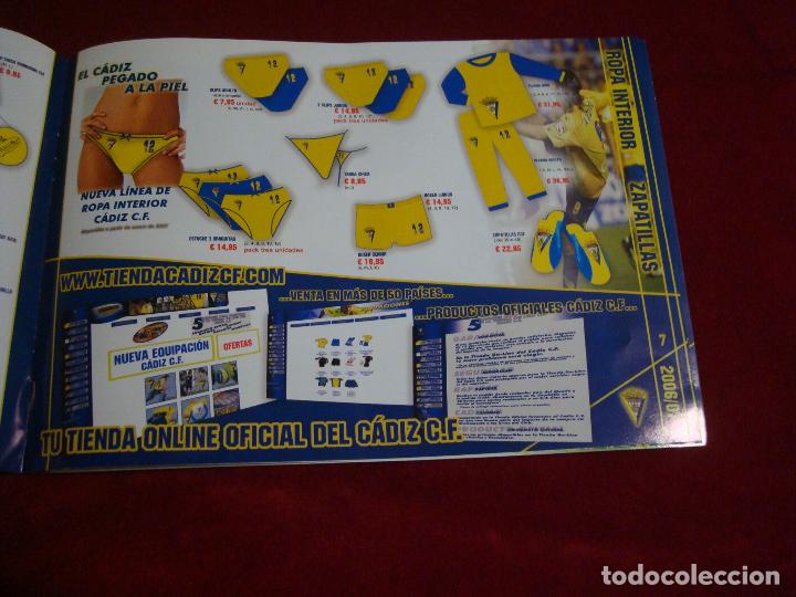 Coleccionismo deportivo: catalogo tienda oficial del cadiz 2006 07 - Foto 3