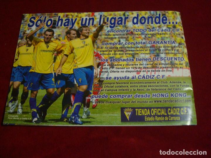 Coleccionismo deportivo: catalogo tienda oficial del cadiz 2006 07 - Foto 4