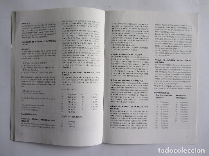 Coleccionismo deportivo: VUELTA CICLISTA A ESPA&Ntilde;A 2002   REGLAMENTO Y PREMIOS   UNIPUBLIC - Foto 3