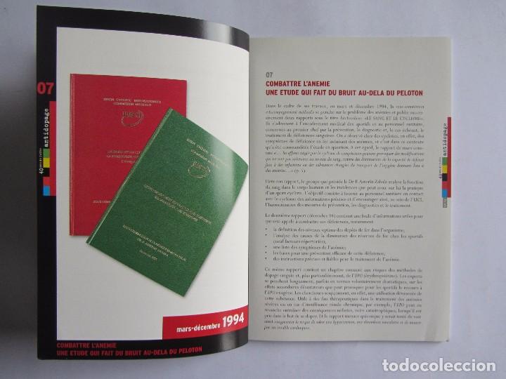 Coleccionismo deportivo: UCI: 40 ANS DE LUTTE ANTIDOPAGE   Juillet 2001 - Foto 5